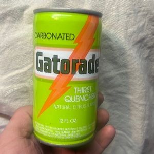 1975 Gatorade can with tab still attached.